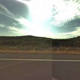 Left cubemap face